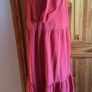 Ladies Rust orange striped cotton blend Summer dress size 14 includes postage Image 5