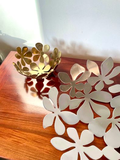 Vintage Ikea Brass Stockholm Fruit Bowl, Monica Mulder, Scandinavian