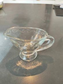 vintage miniature glass jug