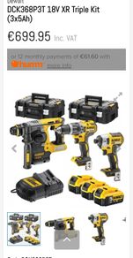 dewalt DCK368P3T