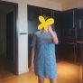 Zara midi blue dress Image 2
