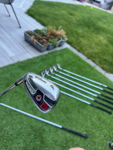 Left Handed Wilson Steel Irons Set SW - 5 Iron + Slazenger 3 Iron