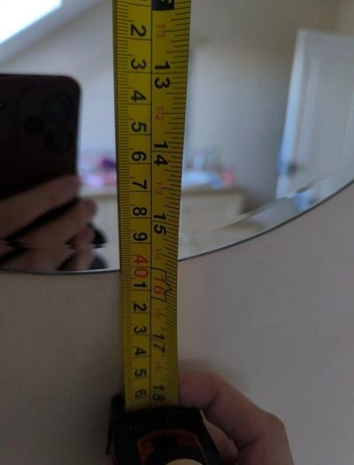 Free Small circular wall mirror 40 cm