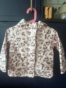 girl heart raincoat