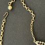 Gold Tone Statement Bib Necklace Geometric Mesh Design Adjustable Chain Bold Fashion Jewellery Image 4