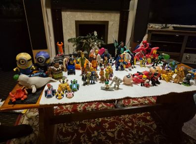 Big selection of character toys