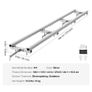 Rail Mill Guide System 2.74 m Chainsaw Milling Rail Guide 4 Crossbar Kits Image 6