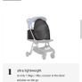 Newborn Carrycot Newborn Cocoon x2, Travel, Ultra Lightweight Image 5