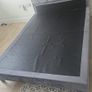 Velvet Double bed frame with matress Image 4