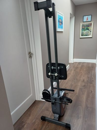 MERACH Q1S Smart Magnetic Rowing Machine (Wood-Grain Finish)