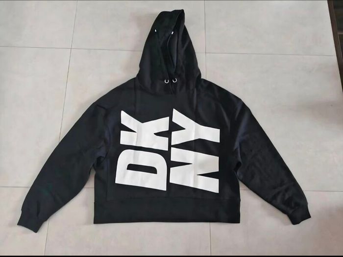 DKNY Sport Cropped Hoodie Women's Black s. S