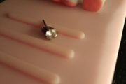 single sterling silver stud