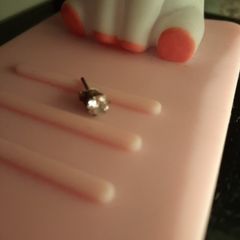 single sterling silver stud