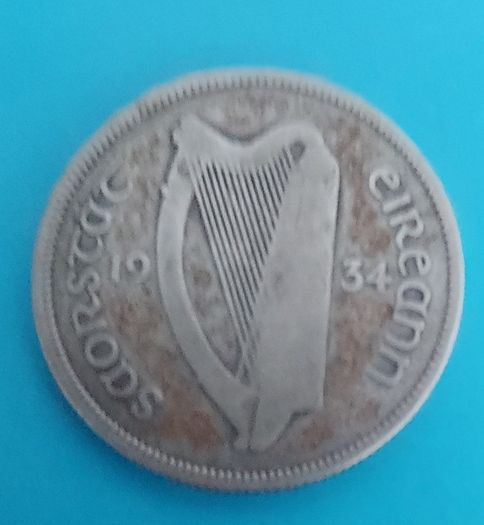 Ireland 1934 Harp Florin in Fine condition