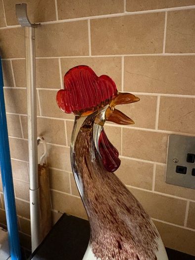 Murano Vintage Glass Rooster