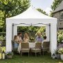 Gazebo Pop-Up Canopy Tent 10x10 ft with Sidewalls Image 6