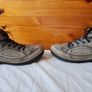 Ecco biom boots Size 9 eu 43 clay grey lace up in excellent condition Image 5