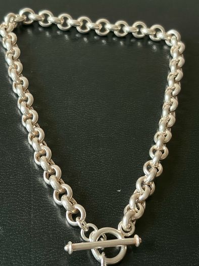 silver necklace