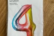 Unused - Foil Ballon "4"