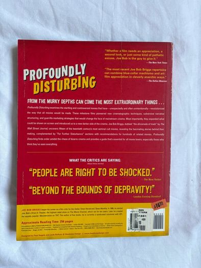 Profoundly Disturbing: Shocking Movies that Changed History! Book by Joe Bob Briggs