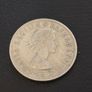 1960 Half Crown UK Coin Queen Elizabeth Shield Image 3