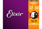 Elixir Nanoweb 12-53 Phosphor Bronze 16052 Acoustic Guitar Strings