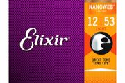 Elixir Nanoweb 12-53 Phosphor Bronze 16052 Acoustic Guitar Strings
