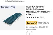AirBed Decathlon Quechua Matelas Gonflable