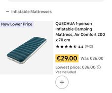 AirBed Decathlon Quechua Matelas Gonflable