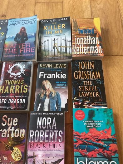 Large collection of fiction books