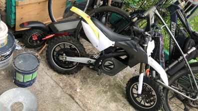 electric scrambler bike