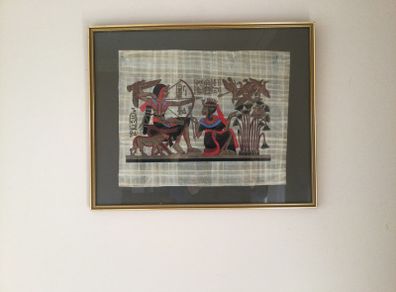 Art - Egyptian Painting on Papyrus.