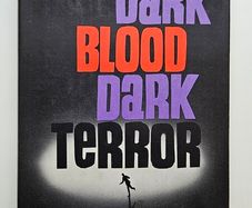 Dark Blood Dark Terror (1965 Signed) - Brian Cleeve - Vintage Crime Thriller Novel
