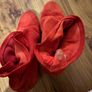 Red leather hill boots Image 4