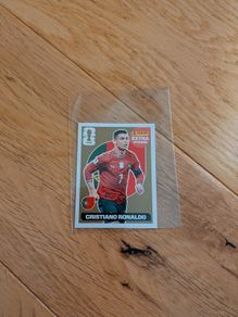 Cristiano Ronaldo Gold Panini Extra Sticker