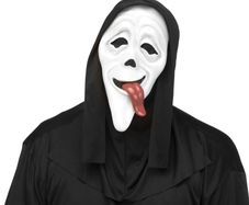 Scream movie latex mask cosplay for Halloween.