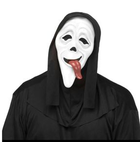Scream movie latex mask cosplay for Halloween.