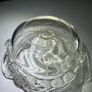 Vintage Textured Ice Bark Art Glass Bowl Image 3
