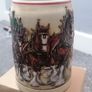 Collectable Budweiser  world famous clydesdales beer stein 1991 collectable Image 5