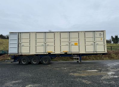 40ft HQ One Trip Shipping Container Multi Doors