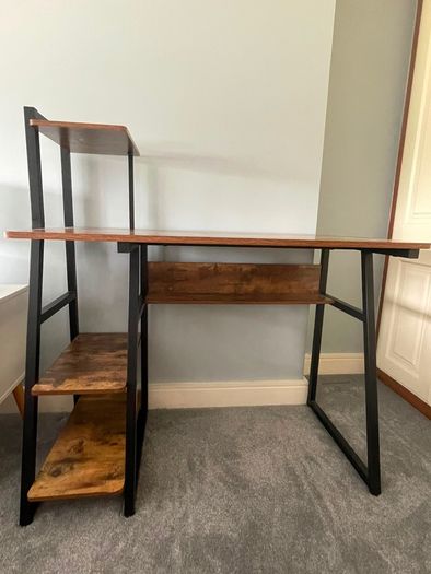 Office Desk with Shelves