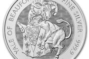 2023 UK 10 Pounds 10 oz Silver Bullion Coin - Tudor Beasts Yale of Beaufort  BU (In Capsule)