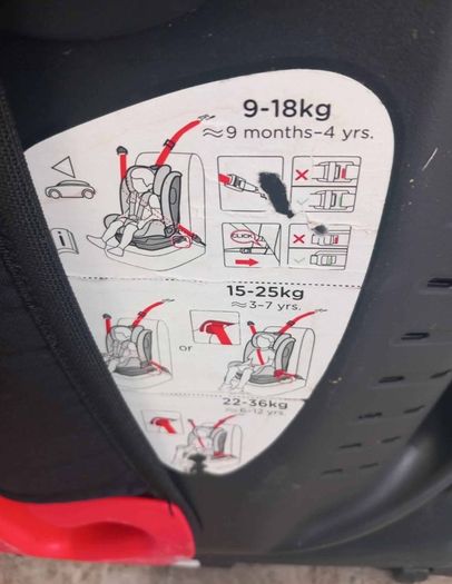 Joie Bold R Group 1/2/3 ISOFIX Child Car Seat  Good Condition