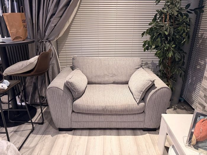 Oversized armchair/ snuggle chair