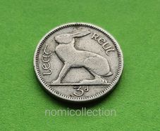 Ireland 1942 year 3 Pence.