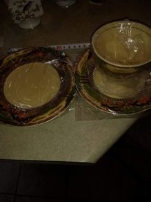 Lovely vintage Myott. son & Co tea cup ,saucer and side plate