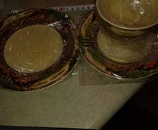 Lovely vintage Myott. son & Co tea cup ,saucer and side plate