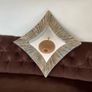 Discontinued Large Cohen Mirror Habitat Recycled Magazine Mirror Image 4