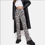 New Motel Rocks Zoven Trouser In 90's Zebra Black And White Image 3