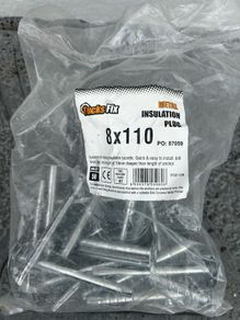 Metal insulation plugs